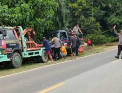 Akibat Patah Terot, Taft Oleng Hantam Sigra dari Arah Berlawanan di Parindu