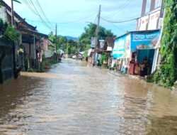 Hujan Lebat Landa Bali, 64 Keluarga Terdampak Banjir di Kabupaten Jembrana