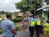 Longsor di Tepian Sungai Sekadau Putus Akses Warga, Polisi Pasang Garis Pengaman dan Tutup Rute