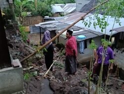 Hujan Ekstrem Picu Tanah Longsor di Lombok Barat, Lima KK Mengungsi ke Rumah Kerabat