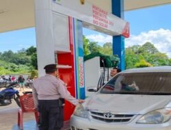 Libur Paskah 2026, Polsek Nanga Taman Gelar Patroli Dialogis Urai Antrean di SPBU