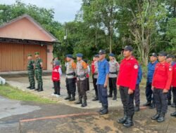 Satbrimob Polda Kalbar Ikuti Apel Hari Kesiapsiagaan Bencana di Sanggau