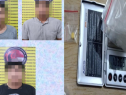 Bongkar Jaringan Narkoba, Polsek Delta Pawan Tangkap Tiga Pengedar Sabu di Ketapang