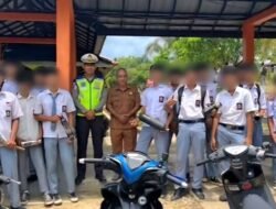 Bikin Resah Warga, Polisi Sita Puluhan Knalpot Brong Milik Pelajar SMKN 1 Bengkayang