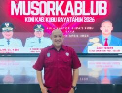 Dukung Ketua KONI Baru, Perbasi Kubu Raya Soroti Ketersediaan Anggaran Jelang Porprov 2026