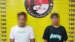 Kedua tersangka terkait tindak pidana penyalahgunaan narkotika jenis sabu. (Dok. Ist)