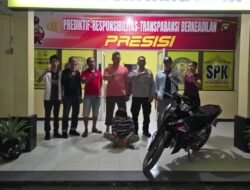 Terekam CCTV Curi Motor, Residivis Curanmor di Sintang Tak Berkutik Disergap Aparat