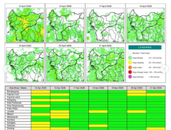 Prakiraan Cuaca Kalimantan Barat Rabu 15 April, Waspada Hujan Disertai Petir