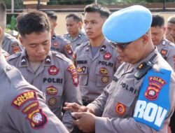 Berantas Judi Online, Propam Polda Kalbar Sidak HP Personel Polres Melawi