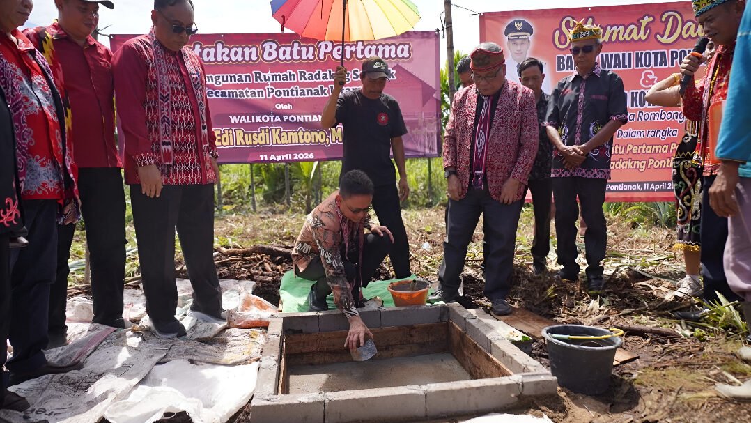 Rumah Radakng Samilik bakal jadi ikon wisata baru di Pontianak Utara. Wali Kota Edi Kamtono sebut bangunan ini dukung pelestarian budaya & pariwisata. (Dok: Pemkot Pontianak)