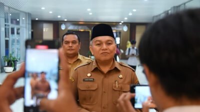 Sekda Yusran Anizam menggandeng KORMI Kubu Raya untuk melawan ancaman penyakit kronis. Organisasi ini mengusung pelestarian olahraga tradisional dan rekreasi. (Dok: Prokopim Kubu Raya)