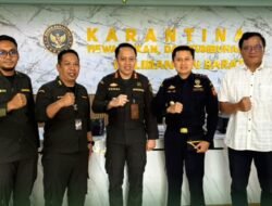 Perkuat Pengawasan, Bea Cukai Gandeng Karantina Kalbar