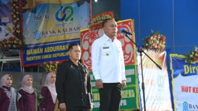 "Peringatan HUT ke-62 Bank Kalbar di Pontianak menjadi momentum bagi Pemprov Kalbar selaku pemegang saham untuk mengevaluasi kinerja dan menetapkan target digitalisasi."