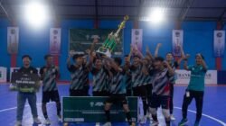 "Tim futsal Universitas Tanjungpura (Untan) sukses meraih gelar juara pada Kejuaraan Futsal Mahasiswa Kalimantan Barat 2026 di Sport Hall UPGRI."