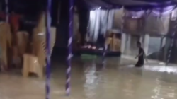 Banjir terjadi di Kabupaten Ogan Komering Ulu (OKU), Provinsi Sumatra Selatan, pada Minggu (3/5), pukul 06.00 WIB. (Dok. HO/Faktakalbar.id)