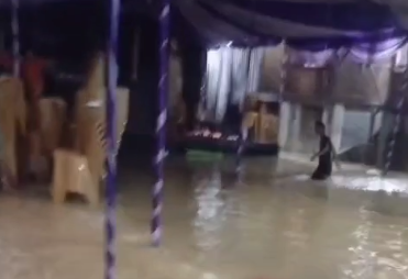 Banjir terjadi di Kabupaten Ogan Komering Ulu (OKU), Provinsi Sumatra Selatan, pada Minggu (3/5), pukul 06.00 WIB. (Dok. HO/Faktakalbar.id)