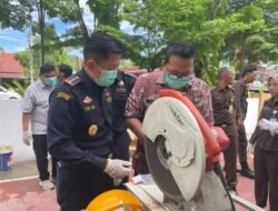 Berantas Narkotika hingga Senpi Rakitan, Kejari Pontianak Musnahkan Barang Bukti dari 60 Perkara