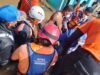 Tim Gabungan Evakuasi Korban Kecelakaan di Perairan Sungai Pawan