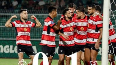 Hasil Bhayangkara FC vs Madura United: Skor 3-1
