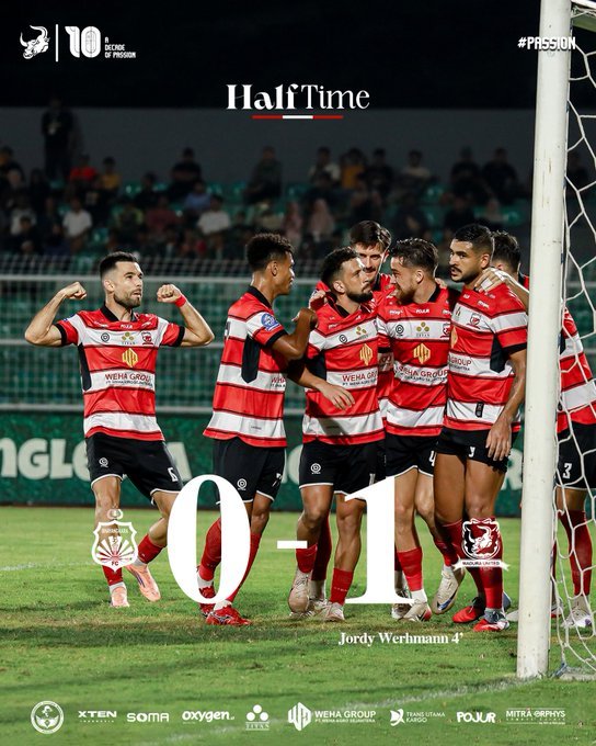 Hasil Bhayangkara FC vs Madura United: Skor 3-1