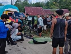 Pemotor Tewas dalam Kecelakaan Maut di Silat Hilir