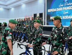 Pangdam XII Tanjungpura Bagikan 30 Sepeda Jelang Tour de Singkawang 2026